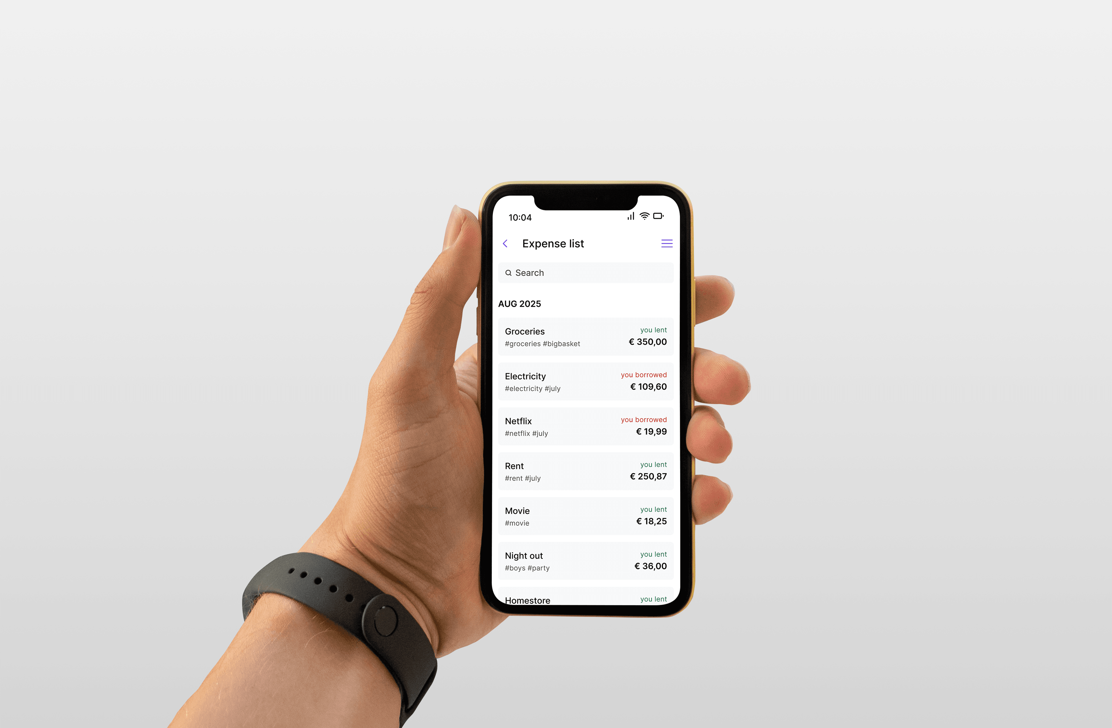 My Expense App project