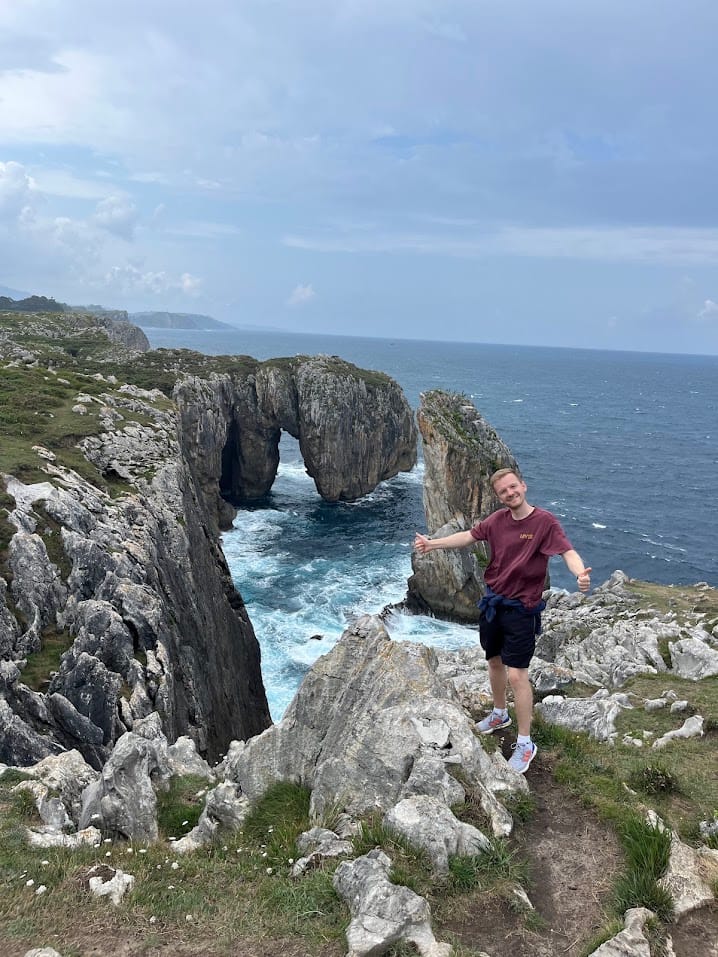 Me with rocks