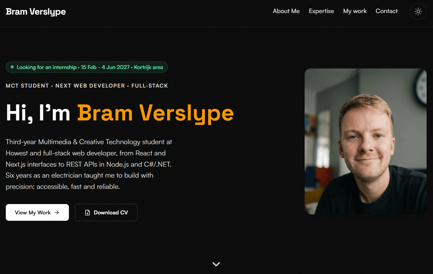 My portfolio website